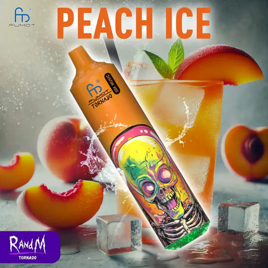 RandM Tornado 30000 bouffées Peach Ice