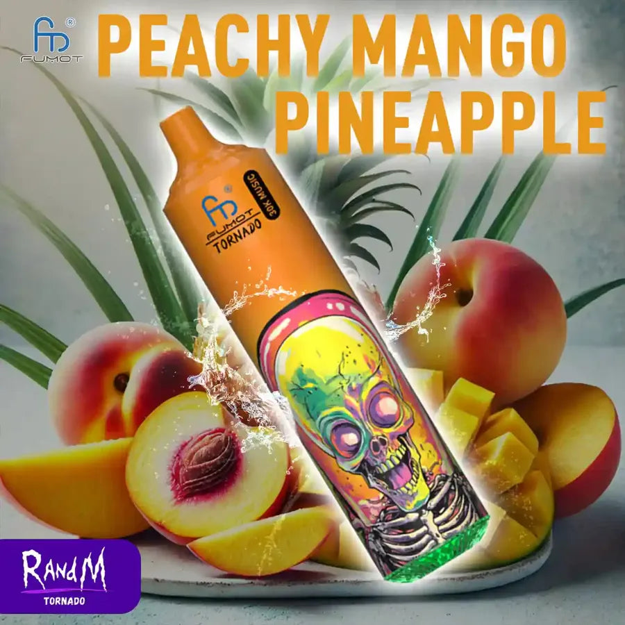 RandM Vape Tornado 30000 Peachy Mango Pineapple