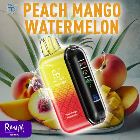 Puff RandM 20000 Taff Peach Mango