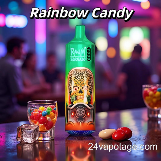 Rainbow Candy Tornado 9000 Vape