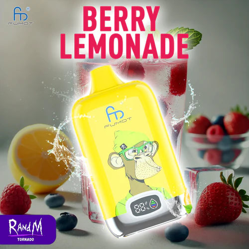 RandM 12000  Digital Box Vape – Berry Lemonade