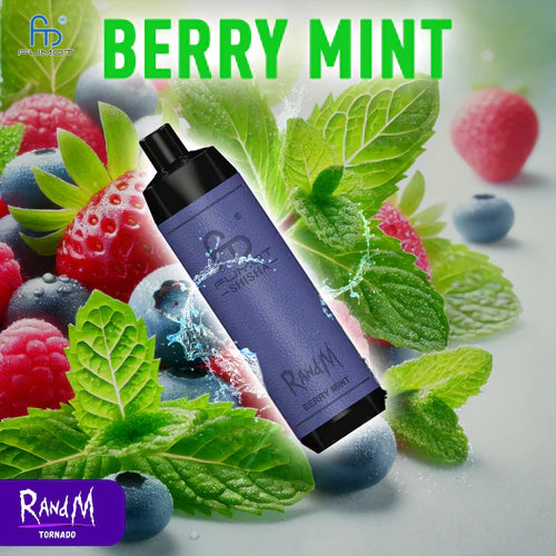 Berry Mint RandM Shisha 10000 Vape