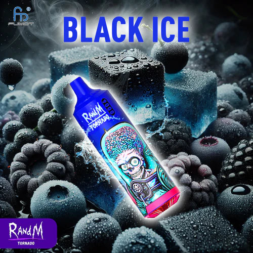 Puff Randm Tornado 9000 Taff Black Ice