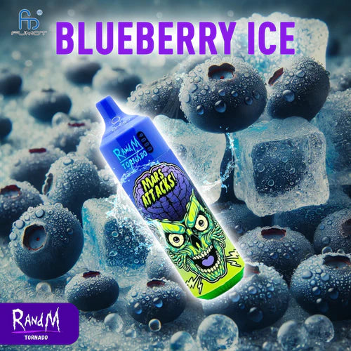 Blueberry Ice RandM Tornado 9000 9K Taff