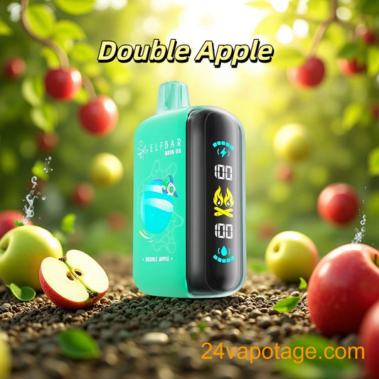 Double Apple Elf Bar Raya D3 25K