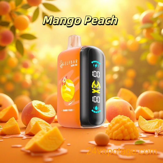 Mango Peach Elf Bar Raya D3 25000