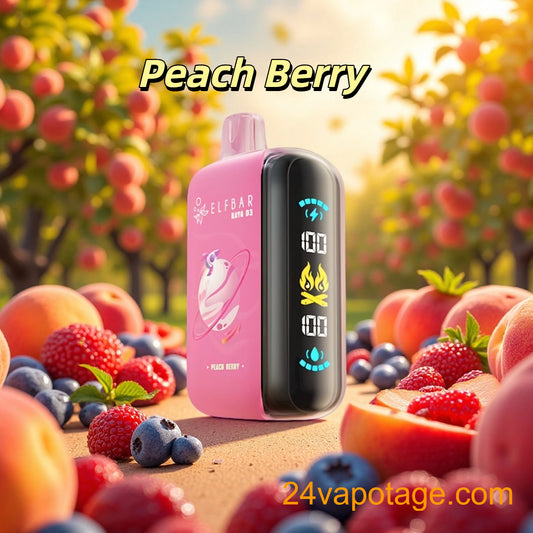 Peach Berry Elf Bar Raya D3 25K