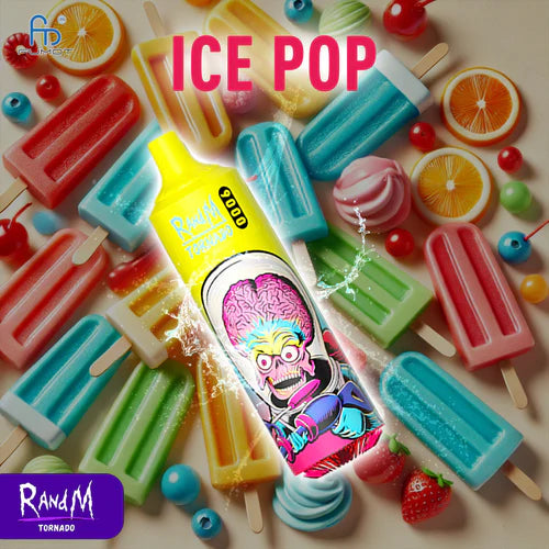 Ice Pop Puff 9000 RandM Tornado Vape