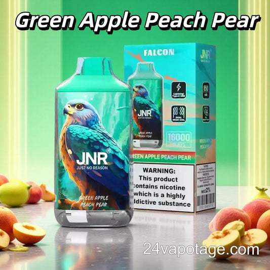Puff JNR 16K Green Apple Peach Pear