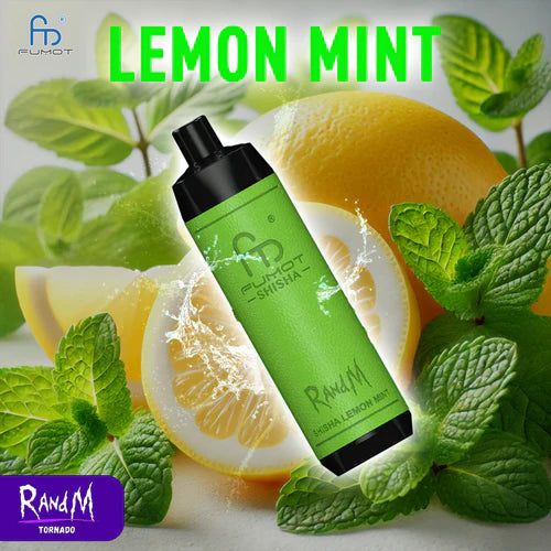 RandM Shisha 10000 Vape – Lemon Mint