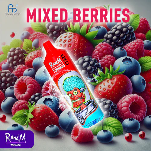 Puff 9K RandM Tornado Vape Mixed Berries